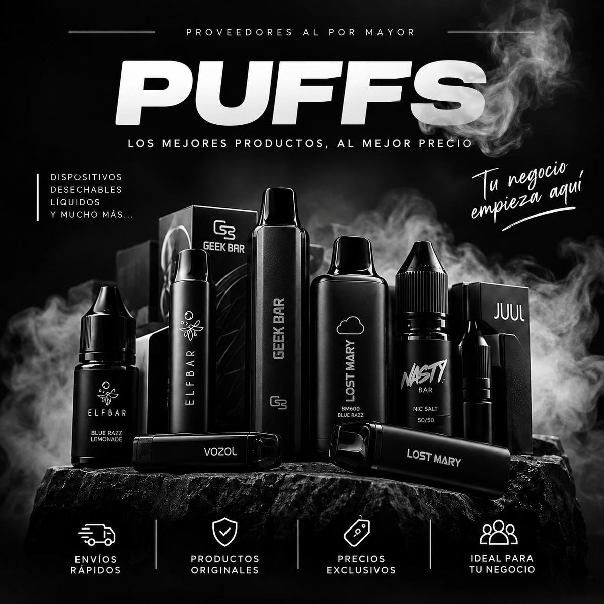 PROVEEDOR DE PUFFS